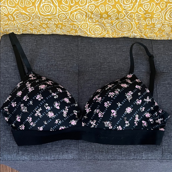 Victoria's Secret Other - #1492+ Floral Black Bra